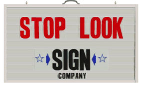 Window Changeable Letter Sign