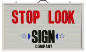 Window Sign Changeable Window Changeable Letter Sign - Lighted Marquee - In Stock | SL6CL