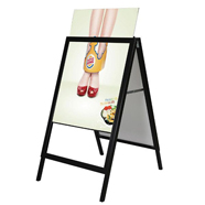 22 x 28 A Frame Sign, Black Slide-in Poster Holder