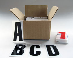 4 inch Letter & Number Kit For SL20 A-Frame Sidewalk Sign