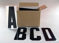 8 inch Letter & Number Kit For SL20 A-Frame Sidewalk Sign