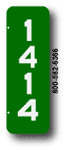 reflective address numbers