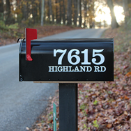 Adhesive Mailbox Numbers