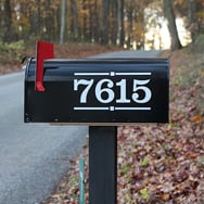 House Number Stickers