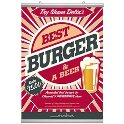 hanging poster sign frame product image