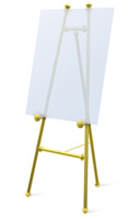 Decorative Easel 72 inch Brass Baroque
