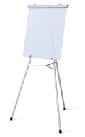 Standard Display Easel 66 inch Tall, With T-Bar for Flip Chart, Holds 30 lbs, Adjustable Legs Non-Sl