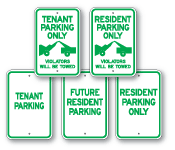 Tenant Parking Signs