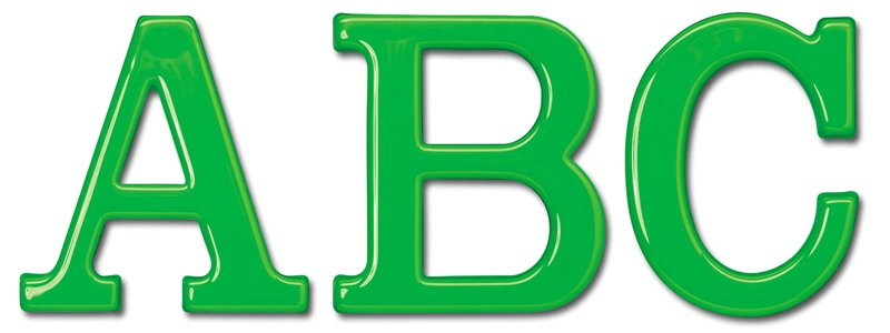 Clarendon Fortune Bold Formed Plastic Sign Letters