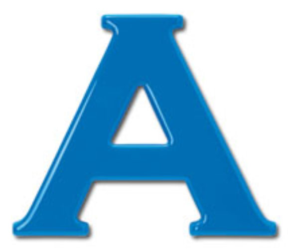 Sign Letters 9 Inch 9 inch Copperplate Plastic Formed Letters For Outdoor Signs