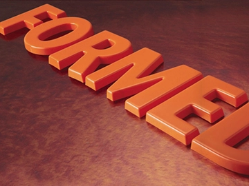  formed plastic sign letters