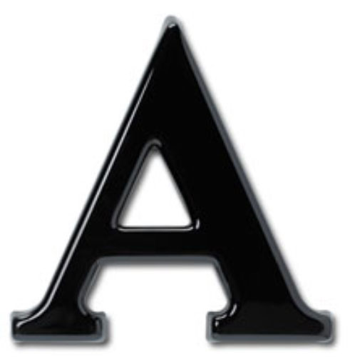 4 inch Roman Classic Plastic Building Sign Letters