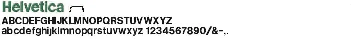 helvetica font