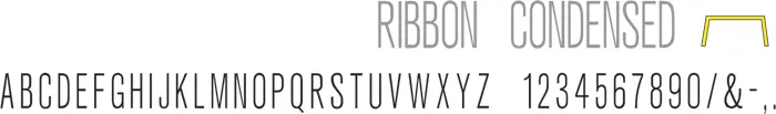ribbon font