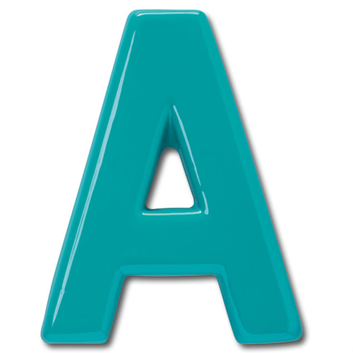 6 inch Standard Block Plastic Formed Letters