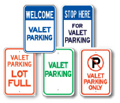 Valet Parking Signs