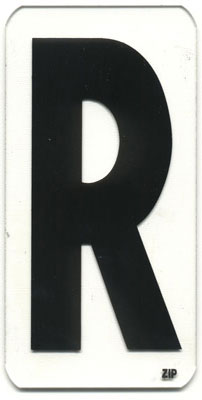Zip Change Condensed Letters