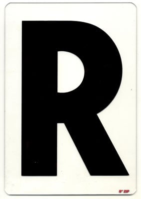 Zip Change Solid Letters