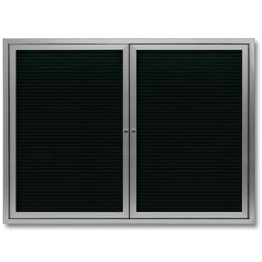 72 x 48 Lighted Letter Board, Two Door Lockable