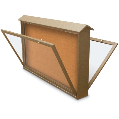 top hinged outdoor message center product image