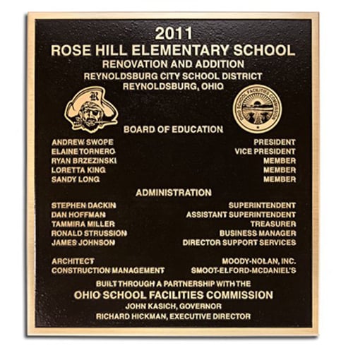 Bronze Memorial Plaques