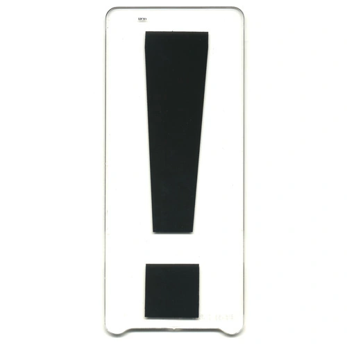 marquee sign letter punctuation character kit on a clear panel