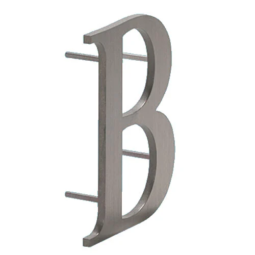 flat cut aluminum metal sign letters