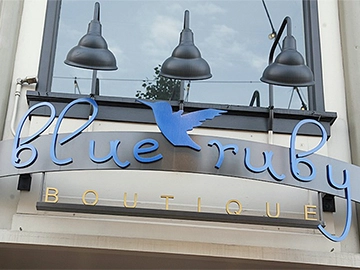 metal painted sign letters