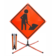 Dicke Safety DynaLite Roll Up Sign Stand 42 x 71