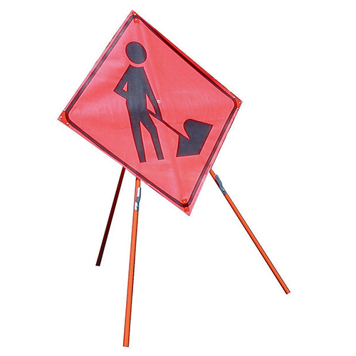 Dicke Safety Tripod Sign Stand, 62 inch
