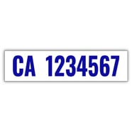 Magnetic California CA Number Sign