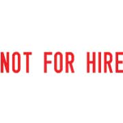 Not For Hire Decal