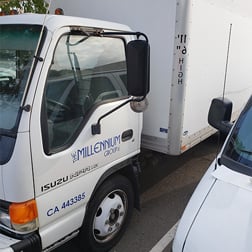 Truck Height Vertical Mirror Stickers
