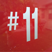 Truck Number Decals