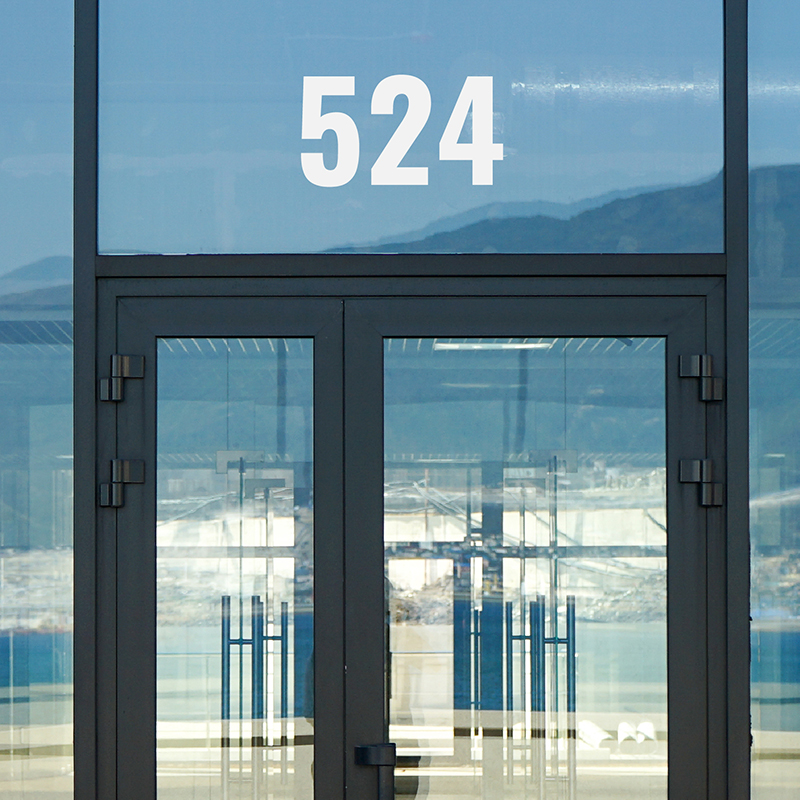 Vinyl Numbers For Glass Doors