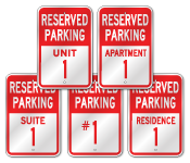 Apartment Parking Signs