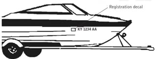 placement of kentucky boat numbers