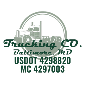 Truck Door Decal Round Design