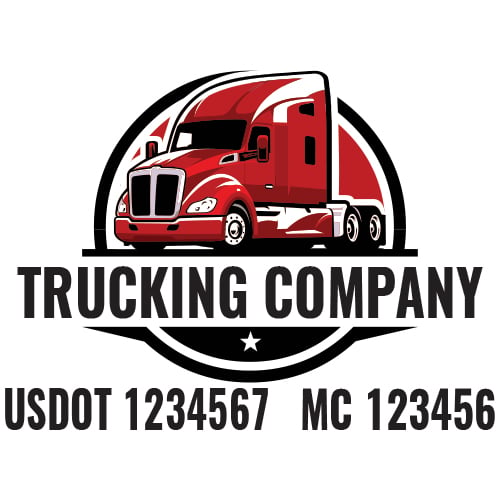 Truck Door Decal Americana Design