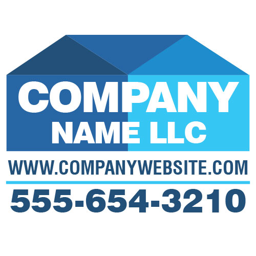 Contractor Truck Decals Shield Design