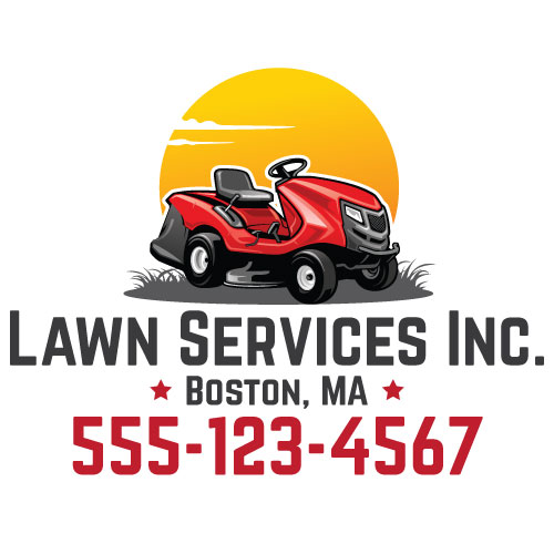 Landscaper Truck Door Decals Americana Design