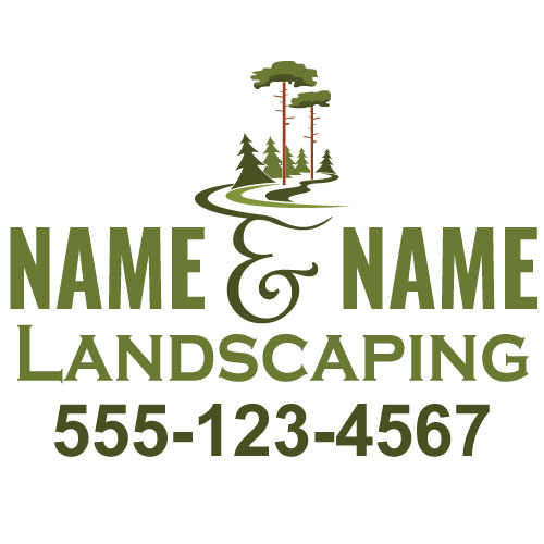 Landscaper Truck Door Decals Ampersand Design