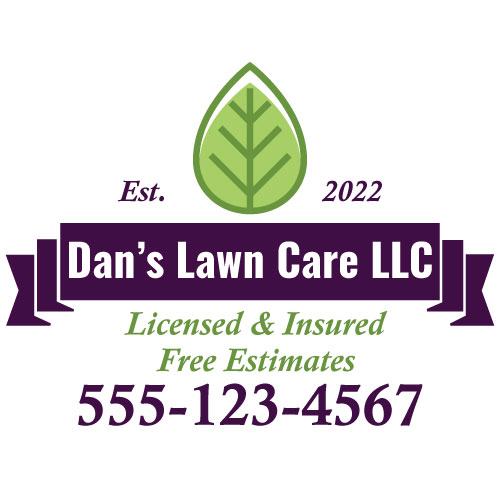 Landscaper Truck Door Decals Banner Design