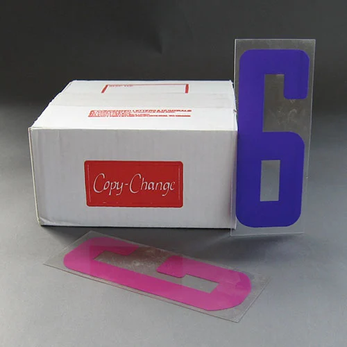measuring portable sign letters