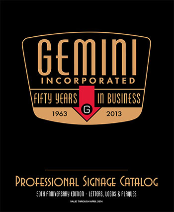 gemini sign catalog of letters