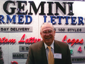 the person behind gemini sign letters