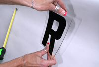 rigid letters have very little flex