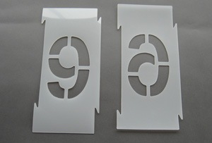 interlocking stencil 6 and 9