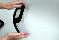 thin letter are very bendable