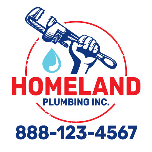 Plumbing Truck Door Decals Americana Design